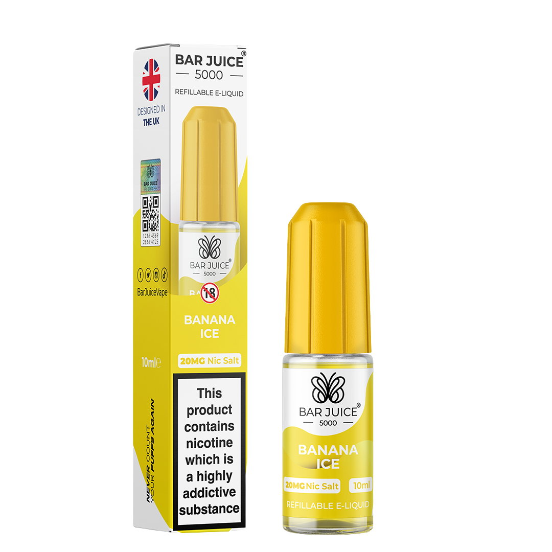 Bar_Juice_5000_Banana_Ice_20mg_10ml- yellow and white box