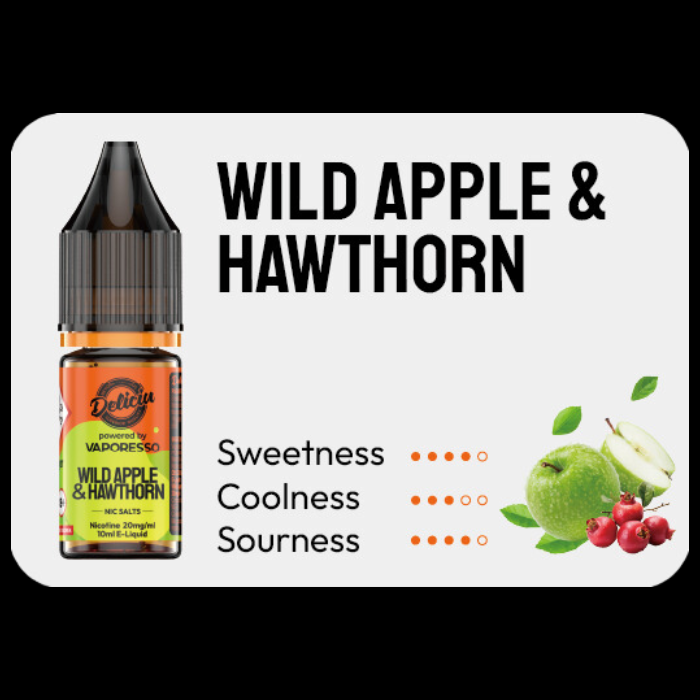 Vaporesso Deliciu  Wild Apple & Hawthorn -10 For £24 - Wizard World Of Vaping 