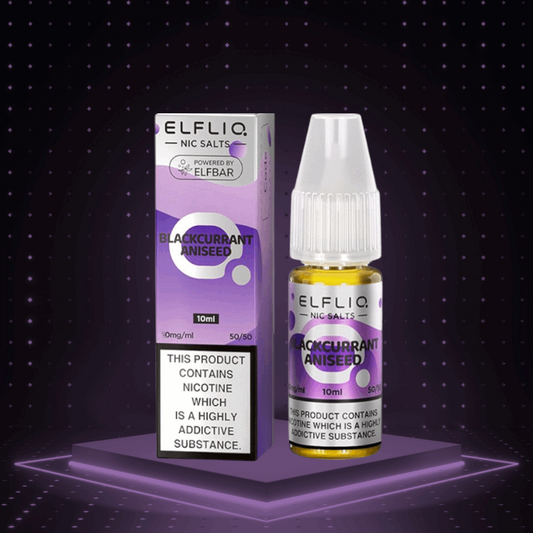 ELFBAR Elfliq Nic Salts - Blackcurrant Aniseed - 10ml