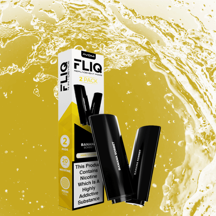 Avomi FLIQ Prefilled Pods _20mg_2PK_Banana_Sorbet