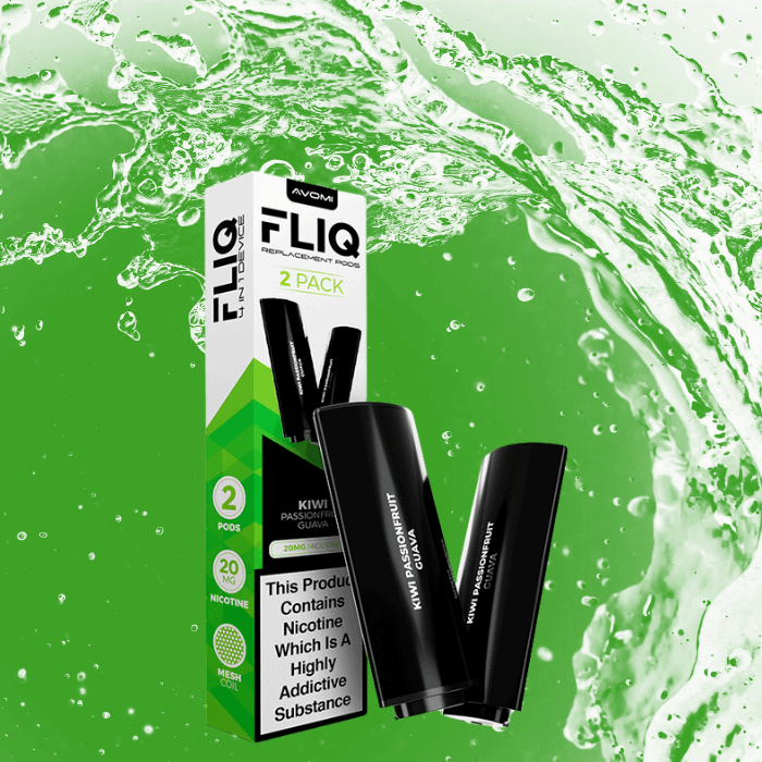 Avomi_FLIQ_Prefilled_Pods_ 20mg_2PK_Kiwi_Passionfruit_Guava
