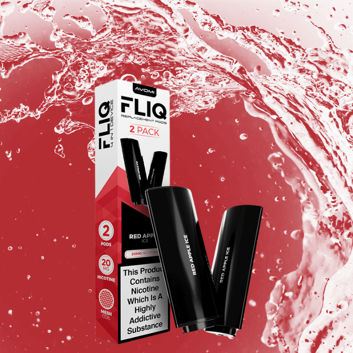 AvomI_FLIQ_Prefilled_Pods _20mg_2PK_Red_Apple_Ice