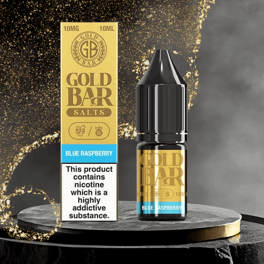 Gold Bar Blue Raspberry Nic Salts 10ml E-Liquids