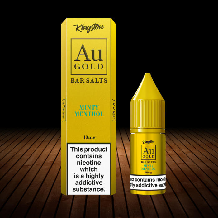 Kingston - Au Gold Minty Menthol 10ml - Wizard World Of Vaping 
