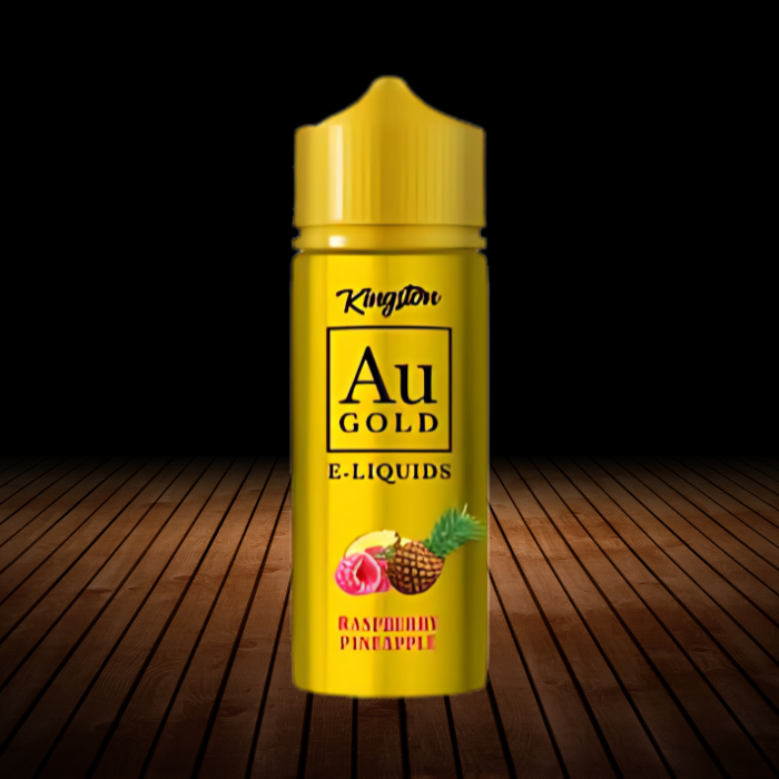 Kingston - Au Gold Raspberry Pineapple 100ml - 3 For £28 - Wizard World Of Vaping 