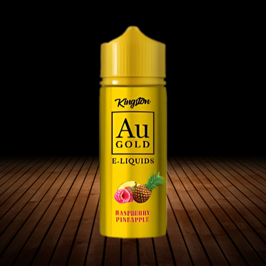 Kingston - Au Gold Raspberry Pineapple 100ml - 3 For £28 - Wizard World Of Vaping 