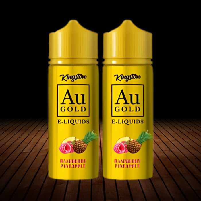 Kingston - Au Gold Raspberry Pineapple 100ml - 2 For £20 - Wizard World Of Vaping 