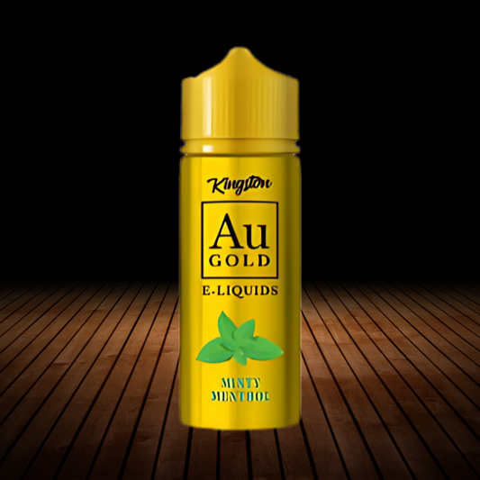 Kingston - Au Gold Minty Menthol 100ml - 3 For £28 - Wizard World Of Vaping 