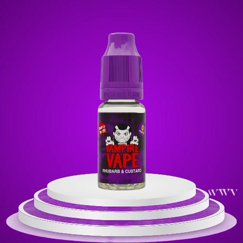 Vampire Vape  E-Liquid - Rhubard & Custard - 10ml - Wizard World Of Vaping 