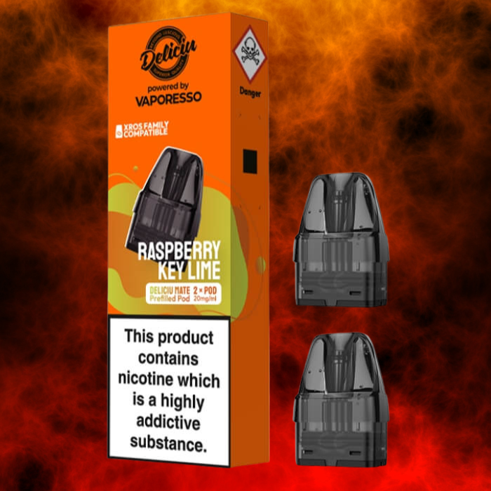 Vaporesso Deliciu Mate Prefilled Pods 20mg 2Pk Raspberry Key Lime